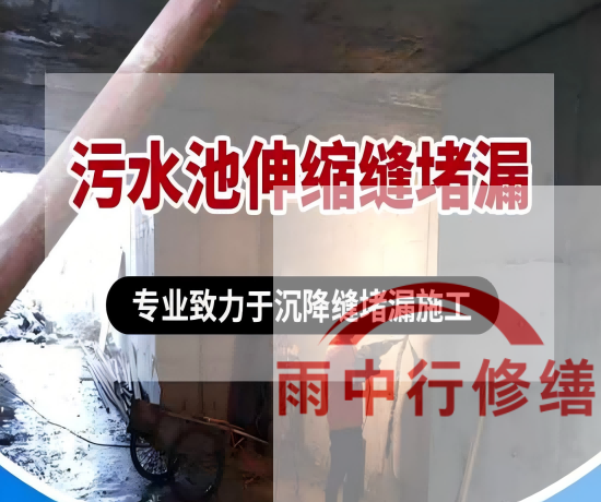 南通某污水处理厂钢筋混凝土池堵漏案例